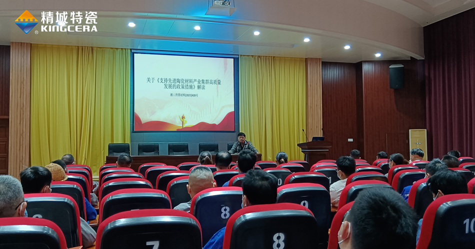 银娱优越会组织学习《支持先进陶瓷质料工业集群高质量生长的政策步伐》