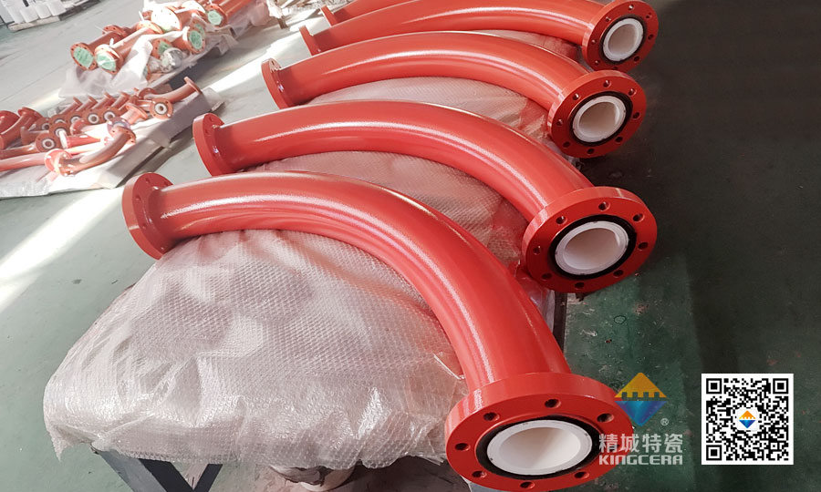 银娱优越会特瓷内衬耐磨陶瓷弯头