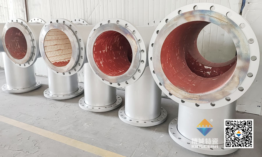 湖南银娱优越会耐磨陶瓷内衬三通管道