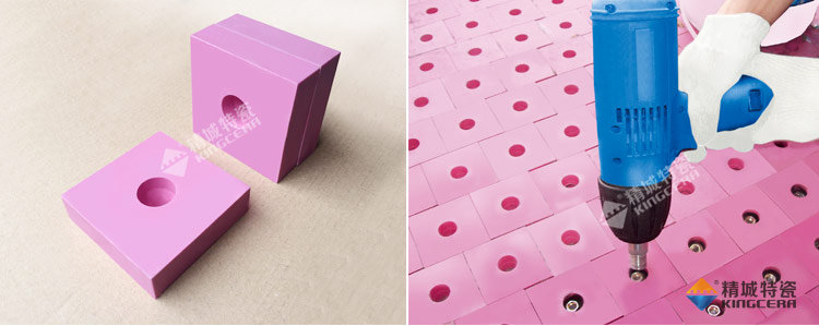 湖南银娱优越会生产的耐磨陶瓷片